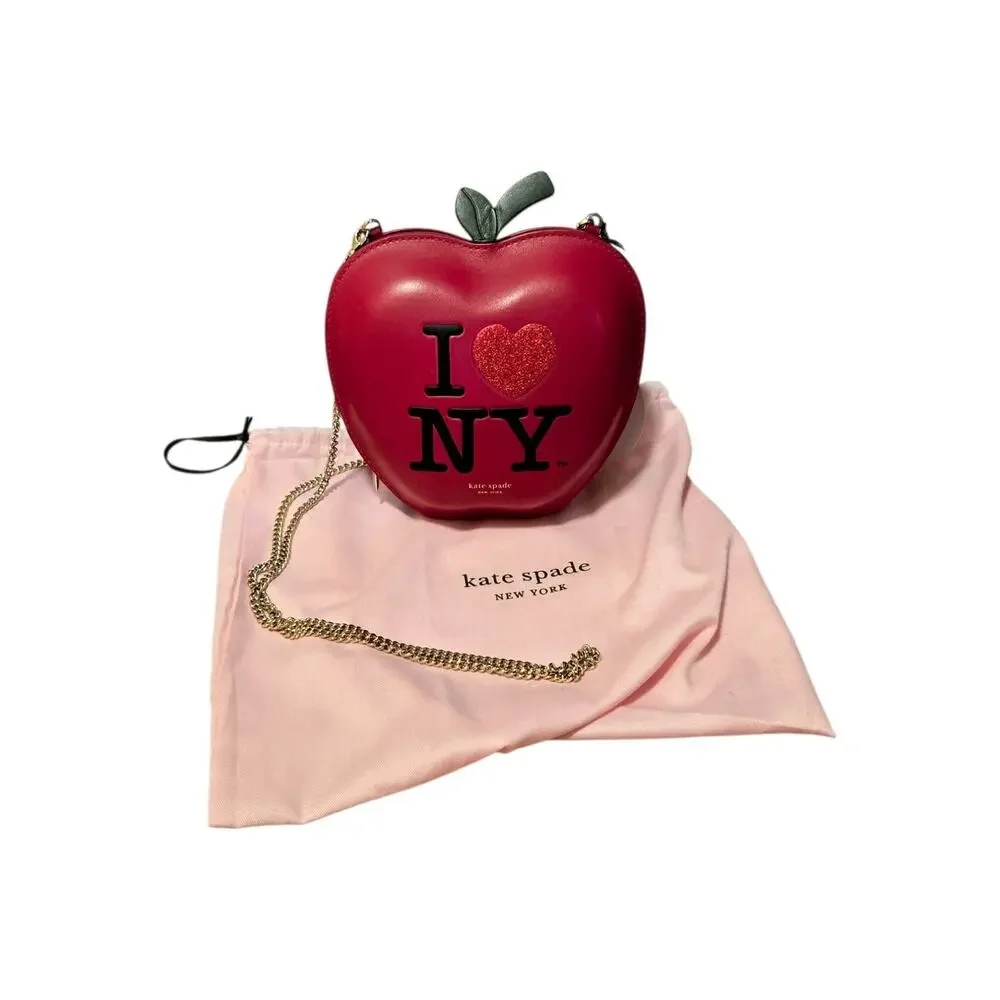 Kate Spade New York x I Love NY Big Apple Crossbody Bag New With Tags
